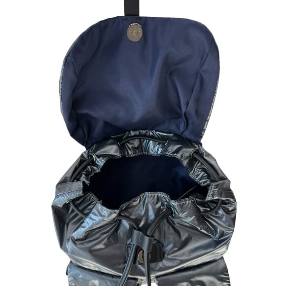 KENNETH COLE NY Backpack Gunmetal Grey Vesey Water Resistant Nylon Travel - Picture 6 of 16